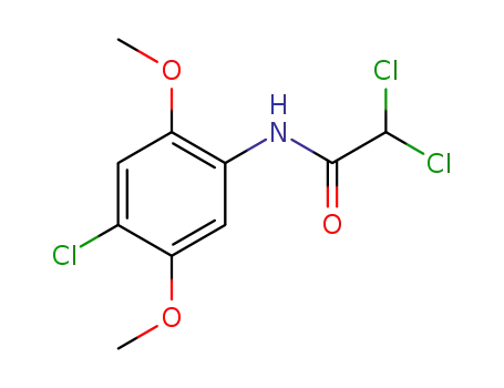 Molecular Structure of 42276-58-4 (2,2-dichloro-N-(4-chloro-2,5-dimethoxyphenyl)acetamide)
