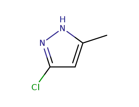 Molecular Structure of 15953-45-4 (5-Chloro-3-methylpyrazole)