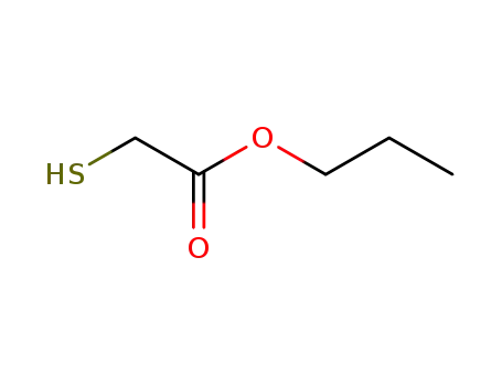 Molecular Structure of 16849-94-8 (Mercaptoacetic acid propyl ester)