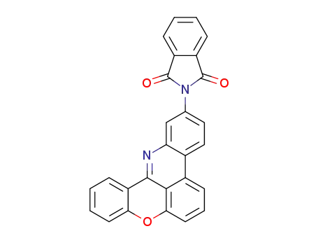Molecular Structure of 1416857-68-5 (2-(chromeno[4,3,2-gh]phenanthridin-2-yl)isoindoline-1,3-dione)