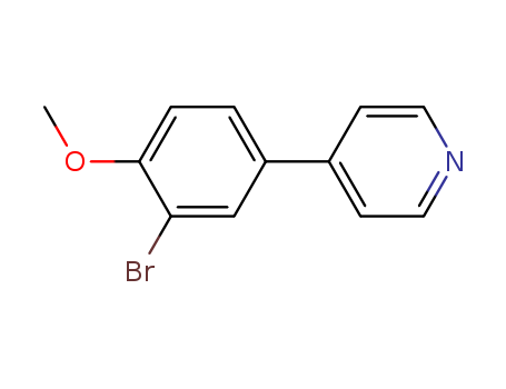 Pyridine,4-(3-bromo-4-methoxyphenyl)-