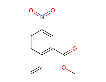 Molecular Structure of 439937-53-8 (Benzoic acid, 2-ethenyl-5-nitro-, methyl ester (9CI))