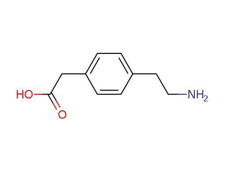 Molecular Structure of 99075-24-8 ([4-(2-AMINO-ETHYL)-PHENYL]-ACETIC ACID)