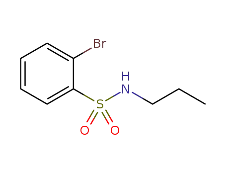 Molecular Structure of 951883-92-4 (N-Propyl 2-bromobenzenesulfonamide)