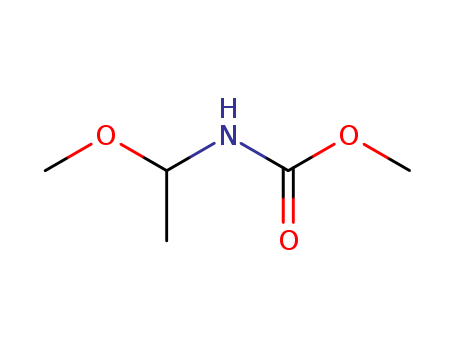 Molecular Structure of 13592-48-8 (Carbamic acid, (1-methoxyethyl)-, methyl ester)