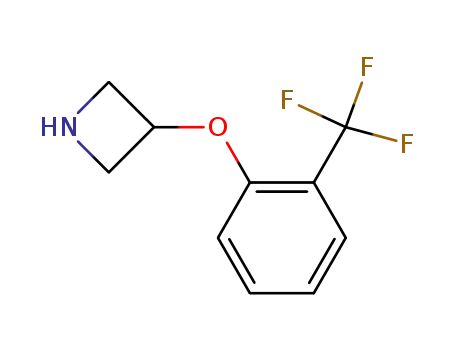 Molecular Structure of 76263-24-6 (3-[2-(Trifluoromethyl)phenoxy]azetidine)