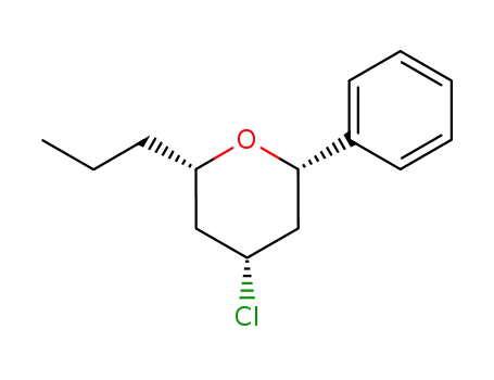 2H-Pyran, 4-chlorotetrahydro-2-phenyl-6-propyl-, (2R,4S,6R)-rel-