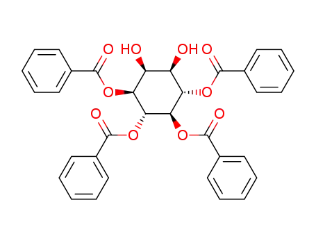 Molecular Structure of 128442-41-1 (D-3,4,5,6-tetra-O-benzoyl-myo-inositol)