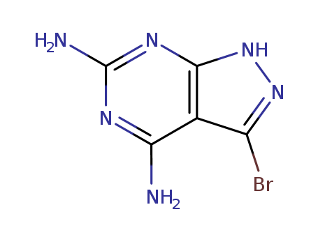 1H-Pyrazolo[3,4-d]pyrimidine-4,6-diamine,3-bromo-