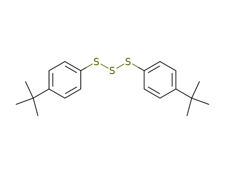 Molecular Structure of 13846-49-6 (Trisulfide, bis[4-(1,1-dimethylethyl)phenyl])