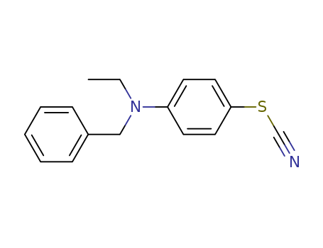 Thiocyanicacid, 4-[ethyl(phenylmethyl)amino]phenyl ester