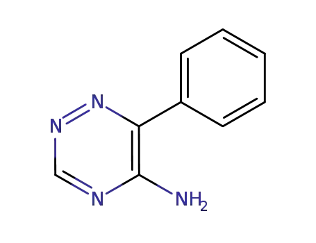 Molecular Structure of 15969-31-0 (1,2,4-Triazin-5-amine, 6-phenyl-)