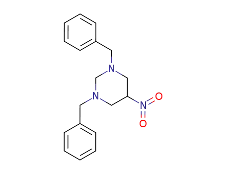 Molecular Structure of 4065-01-4 (Pyrimidine, hexahydro-5-nitro-1,3-bis(phenylmethyl)-)