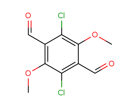Molecular Structure of 142398-13-8 (1,4-Benzenedicarboxaldehyde, 2,5-dichloro-3,6-dimethoxy-)