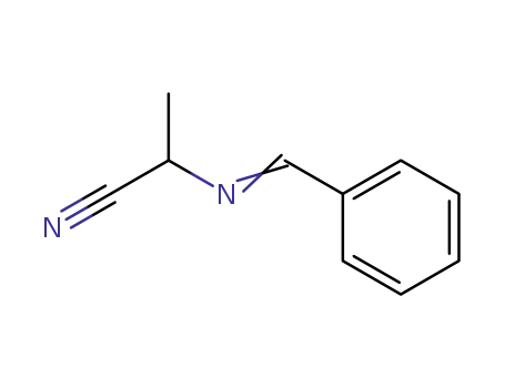 Molecular Structure of 35303-35-6 (2-Benzylidenamino-propionitril)