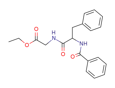 Glycine, N-(N-benzoylphenylalanyl)-, ethyl ester
