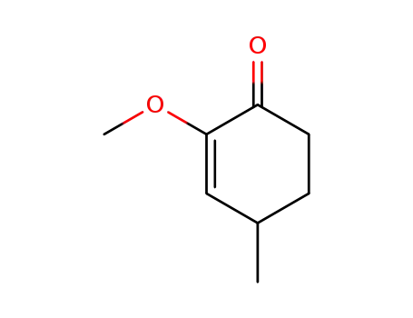 Molecular Structure of 90414-00-9 (2-Cyclohexen-1-one,2-methoxy-4-methyl-(9CI))