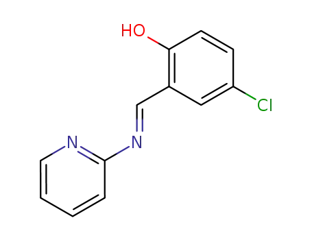 2-[(1E)-2-aza-2-(2-pyridyl)ethenyl]-4-chlorobenzen-1-ol
