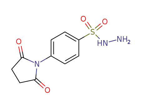 Molecular Structure of 74105-53-6 (Benzenesulfonic acid, 4-(2,5-dioxo-1-pyrrolidinyl)-, hydrazide)