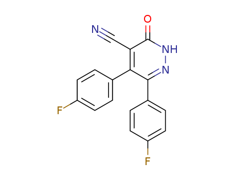 82231-95-6,5,6-bis(4-fluorophenyl)-3-oxo-2,3-dihydropyridazine-4-carbonitrile,