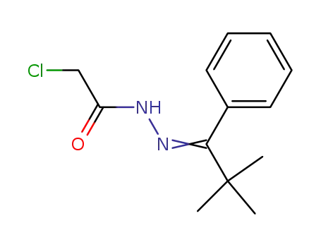 2-Chloro-N'-[(1E)-2,2-dimethyl-1-phenylpropylidene]acetohydrazide