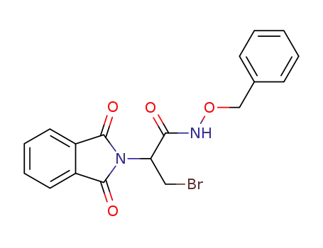 Molecular Structure of 115933-61-4 (2H-Isoindole-2-acetamide,
a-(bromomethyl)-1,3-dihydro-1,3-dioxo-N-(phenylmethoxy)-)