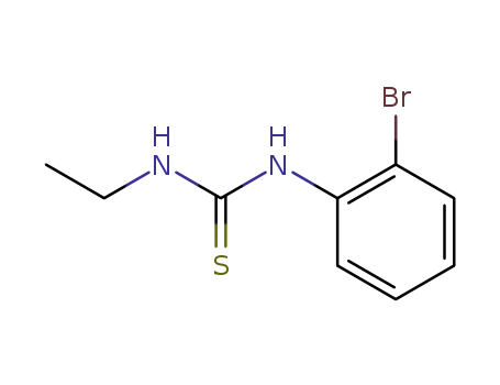 Molecular Structure of 67544-07-4 (Thiourea, N-(2-bromophenyl)-N'-ethyl-)