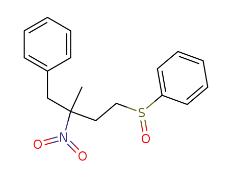Benzene, [(3-methyl-3-nitro-4-phenylbutyl)sulfinyl]-