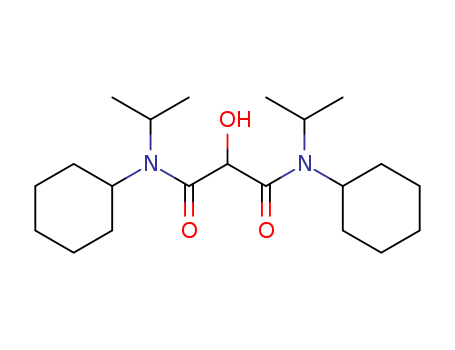 Molecular Structure of 111635-29-1 (Propanediamide, N,N'-dicyclohexyl-2-hydroxy-N,N'-bis(1-methylethyl)-)