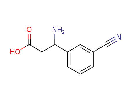 Molecular Structure of 791778-00-2 ((S)-3-AMINO-3-(3-CYANO-PHENYL)-PROPIONIC ACID)