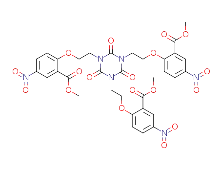Molecular Structure of 130839-94-0 (C<sub>33</sub>H<sub>30</sub>N<sub>6</sub>O<sub>18</sub>)