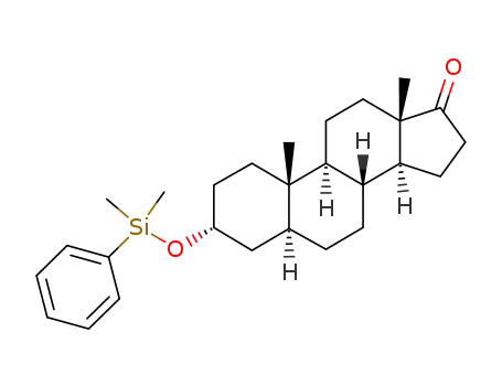 3α-dimethylphenylsiloxy-5α-androstane-17-one