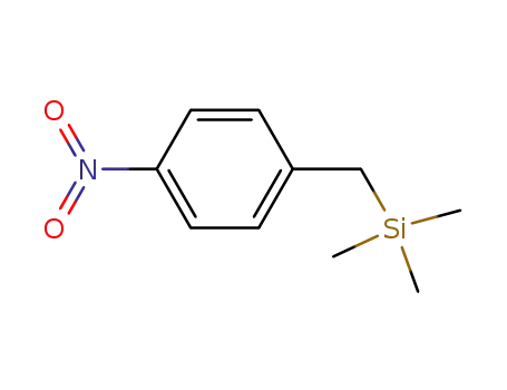Molecular Structure of 17876-77-6 (Silane, trimethyl[(4-nitrophenyl)methyl]-)