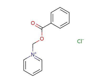 Molecular Structure of 71221-89-1 (1-benzoyloxymethyl-pyridinium; chloride)