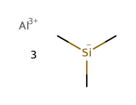 Molecular Structure of 65343-66-0 (Tris(trimethylsilyl)aluminium)