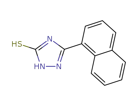 Molecular Structure of 7271-54-7 (3H-1,2,4-Triazole-3-thione, 1,2-dihydro-5-(1-naphthalenyl)-)