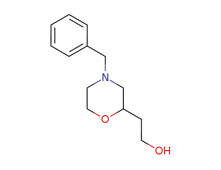 Molecular Structure of 112887-43-1 (4-Benzyl-2-(2-hydroxyethyl)morpholine)