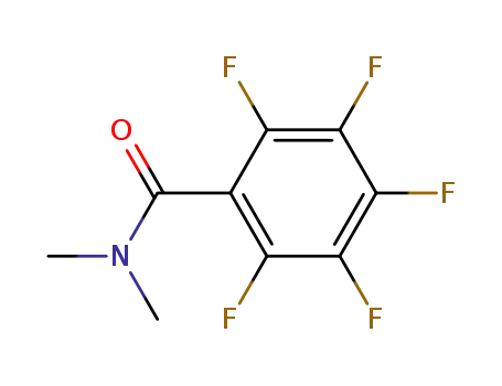 Molecular Structure of 118251-86-8 (Benzamide, 2,3,4,5,6-pentafluoro-N,N-dimethyl-)