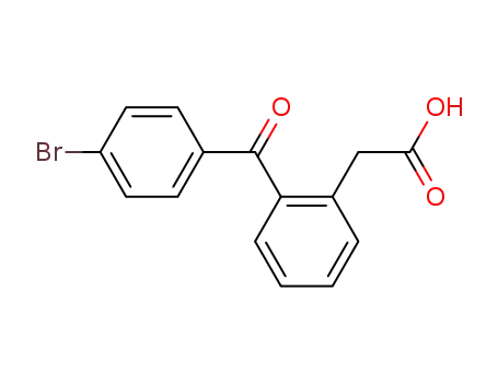 Molecular Structure of 77605-56-2 (Benzeneacetic acid, 2-(4-bromobenzoyl)-)