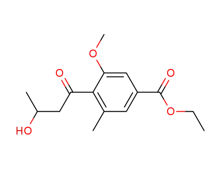 Ethyl 4-(3-hydroxybutanoyl)-3-methoxy-5-methylbenzoate