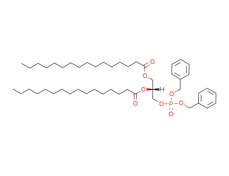[R,(+)]-1-O,2-O-Dipalmitoyl-L-glycerol 3-(phosphoric acid dibenzyl) ester