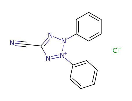 Molecular Structure of 2118-44-7 (2,3-DIPHENYL-5-CYANOTETRAZOLIUM CHLORIDE)