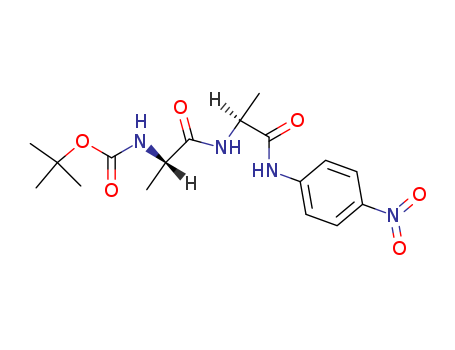 L-Alaninamide,N-[(1,1-dimethylethoxy)carbonyl]-L-alanyl-N-(4-nitrophenyl)-