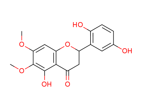 (2S)-2-(2,5-dihydroxyphenyl)-5-hydroxy-6,7-dimethoxy-2,3-dihydro-4H-chromen-4-one