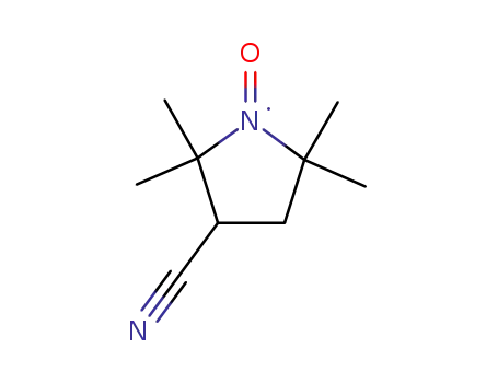 Molecular Structure of 2154-70-3 (3-CYANO-2,2,5,5-TETRAMETHYL-1-PYRROLIDINYLOXY)
