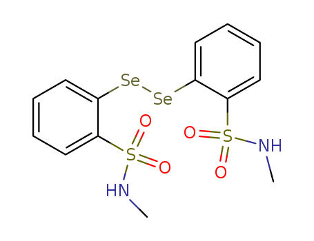 Molecular Structure of 199605-34-0 (Benzenesulfonamide, 2,2'-diselenobis[N-methyl-)