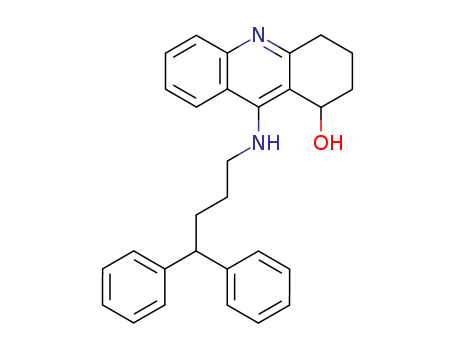 104648-39-7,9-[(4,4-diphenylbutyl)amino]-1,2,3,4-tetrahydroacridin-1-ol,9-Amino-1,2,3,4-tetrahydroacridin-1-ol deriv. 1m;