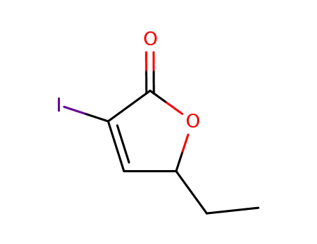 Molecular Structure of 1206522-04-4 (5-ethyl-3-iodo-2,5-dihydrofuran-2-one)