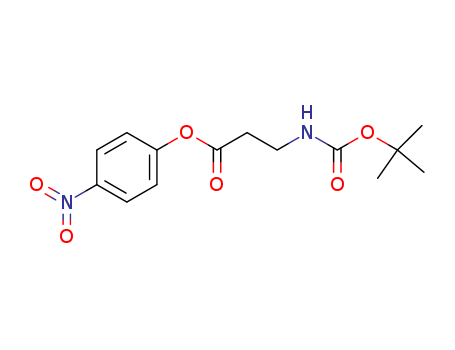 b-Alanine,N-[(1,1-dimethylethoxy)carbonyl]-, 4-nitrophenyl ester