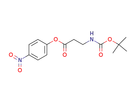 Molecular Structure of 17547-09-0 (BOC-BETA-ALA-ONP)